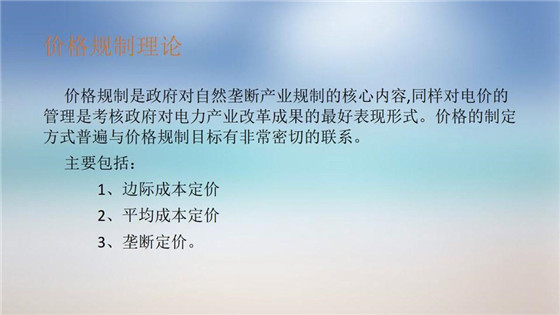 我國(guó)電力價(jià)格規(guī)制現(xiàn)狀、存在的問(wèn)題及原因分析